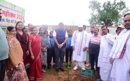 तीरंदाजी प्रशिक्षण संस्थान में किया गया वृक्षारोपण