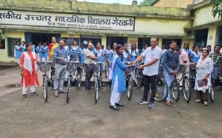 सरस्वती सायकल योजना से बदली छात्राओं की जिंदगी