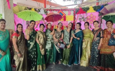 वुड आइलैंड कॉलोनी अमलेश्वर में धूमधाम से मनाया गया हरेली