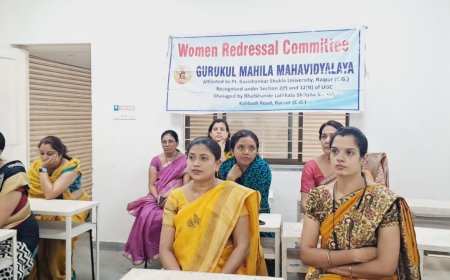 गुरुकुल महिला महाविद्यालय  में स्वास्थ्य संबंधित कार्यक्रम