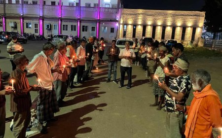 केंडल मौन जुलूस निकालकर महिला डॉक्टर को श्रद्धांजलि दी, आरोपियों को फांसी देने की मांग- जन समर्पण सेवा सँस्था