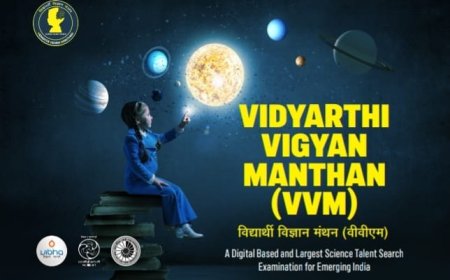 विज्ञान भारती छत्तीसगढ़ प्रांत इकाई द्वारा विद्यार्थी विज्ञान मंथन ब्रोशर का विमोचन