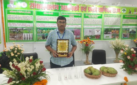 छत्तीसगढ़ उद्यानिकी एवं प्रक्षेत्र वानिकी को उत्कृष्ट प्रदर्शनी के लिए मिला प्रथम पुरस्कार