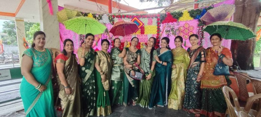 वुड आइलैंड कॉलोनी अमलेश्वर में धूमधाम से मनाया गया हरेली