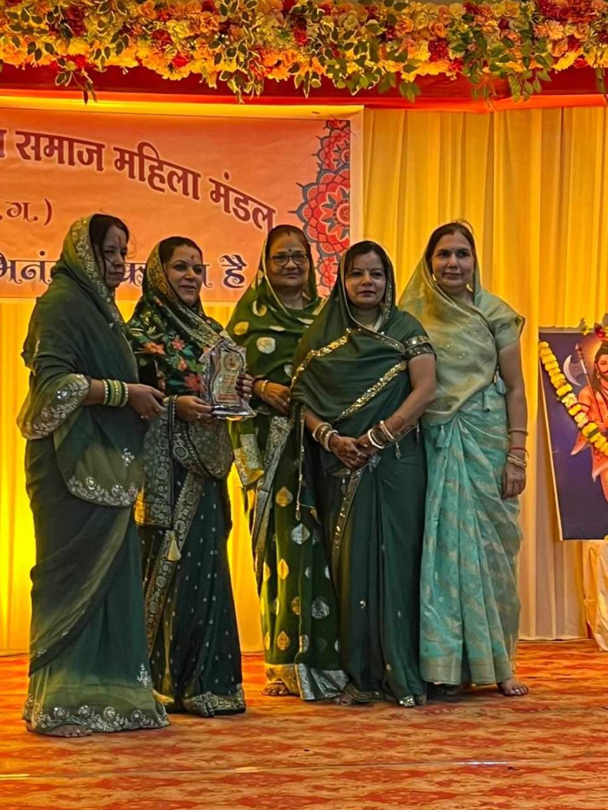 श्री राजस्थानी गौड़ ब्राह्मण समाज महिला मंडल दुर्ग के तीज मिलन पर हुए सरप्राइज गेम्स,  सुलोचना शर्मा बनीं तीज क्वीन