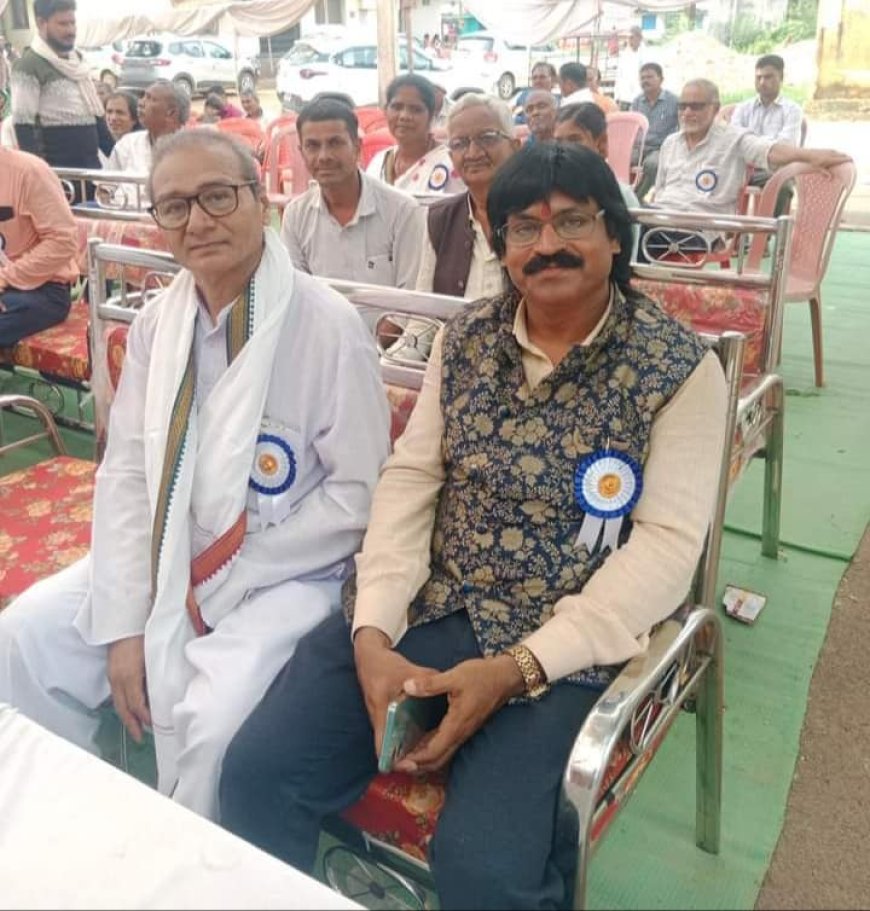 माता कौशल्या धाम में वरिष्ठ साहित्यकार सुशील भोले को सामाजिक समरसता सम्मान