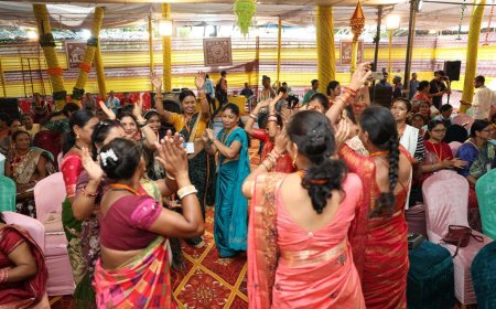 विष्णु भैया संग महिलाओं ने धूमधाम से मनाया तीजा-पोरा, महतारी वंदन तिहार