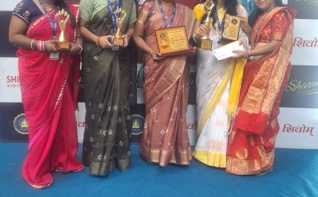 शिवोम विद्यापीठ सांकरा में धूमधाम से मनाया  शिक्षक दिवस समारोह ,  प्रतिभावान शिक्षक हुए सम्मानित , देखिये तस्वीरें