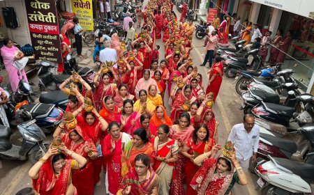 कलश यात्रा के साथ प्रारंभ हुआ स्वर्ण जयंती महोत्सव