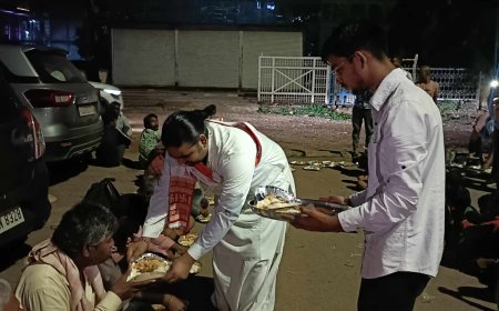 वृंदावन से आये कथावाचक ने जन समर्पण सेवा संस्था दुर्ग के सेवाभावी कार्यो की प्रशंसा की