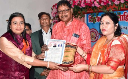 उत्कृष्ट शिक्षक सम्मान से प्रधान पाठक डॉ.मनीषा त्रिपाठी हुई अलंकृत