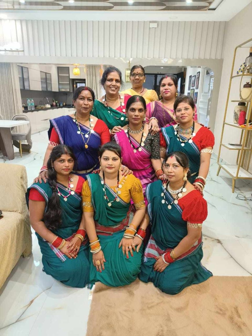 हंसी-ठिठोली के बीच खिला तीज उत्सव का रंग, महिलाओं ने खेली फुगड़ी