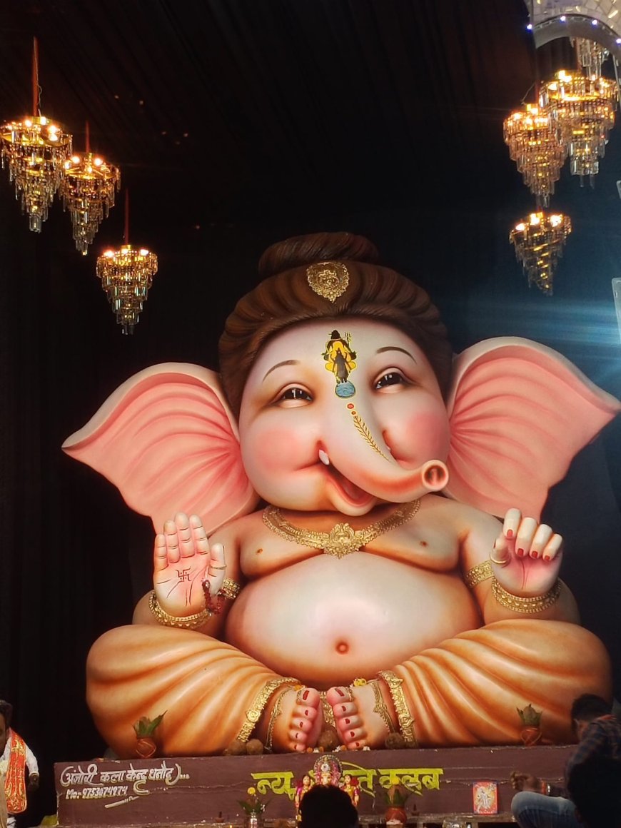 राजधानी रायपुर में गणेशोत्सव की धूम, देखे तस्वीरें...