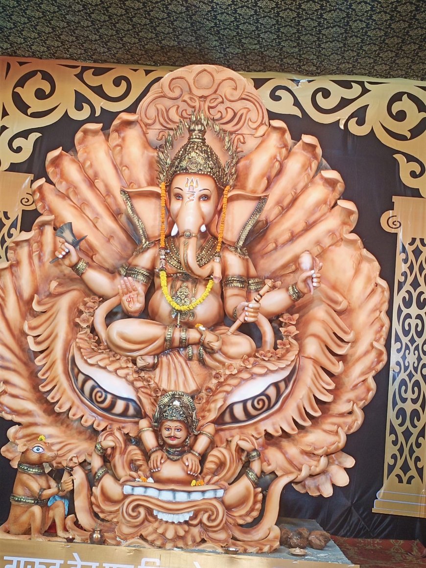 राजधानी रायपुर में गणेशोत्सव की धूम, देखे तस्वीरें...