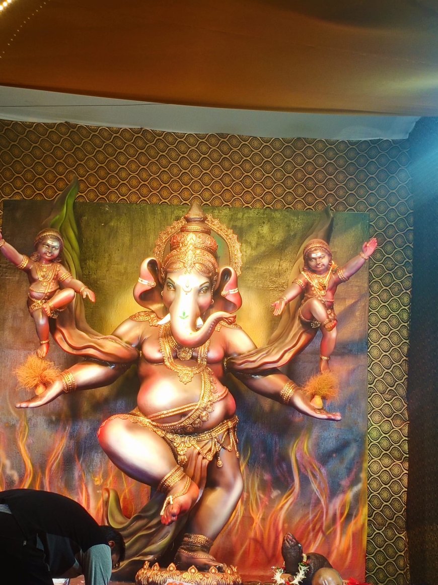 राजधानी रायपुर में गणेशोत्सव की धूम, देखे तस्वीरें...