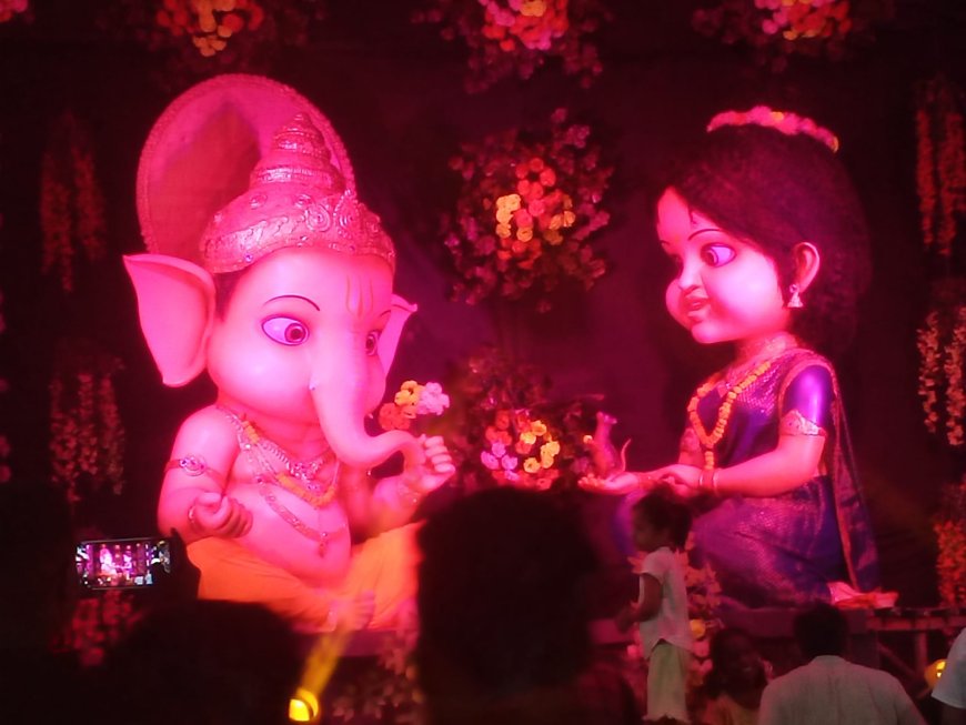 राजधानी रायपुर में गणेशोत्सव की धूम, देखे तस्वीरें...