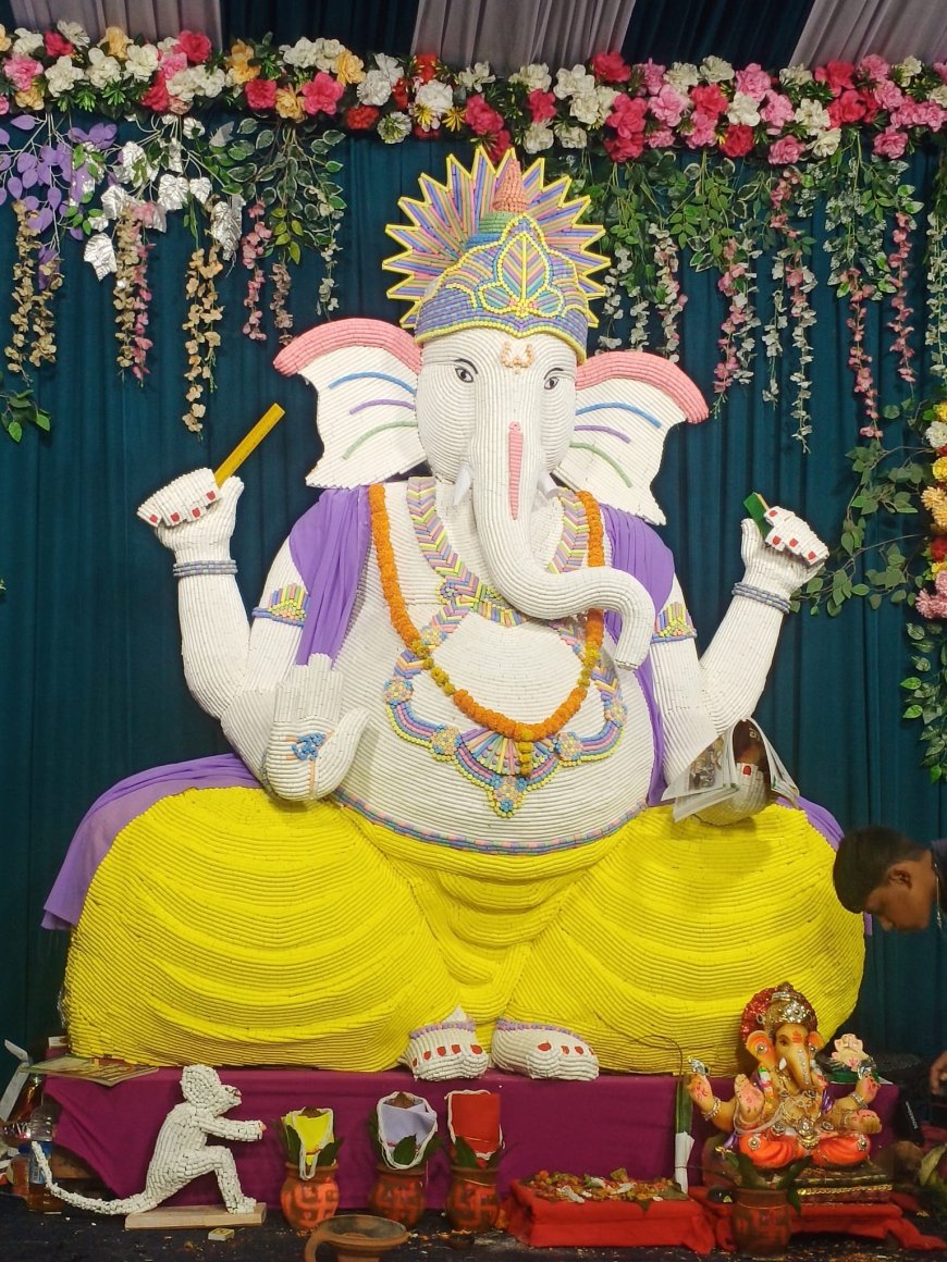 राजधानी रायपुर में गणेशोत्सव की धूम, देखे तस्वीरें...