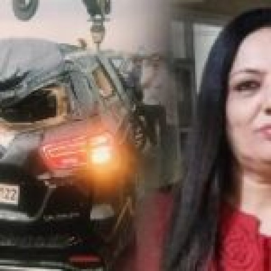 BIG BREAKING एक्सप्रेस-वे पर फटा गाड़ी का टायर… केसर पान मसाला के मालिक की पत्नी की मौत…