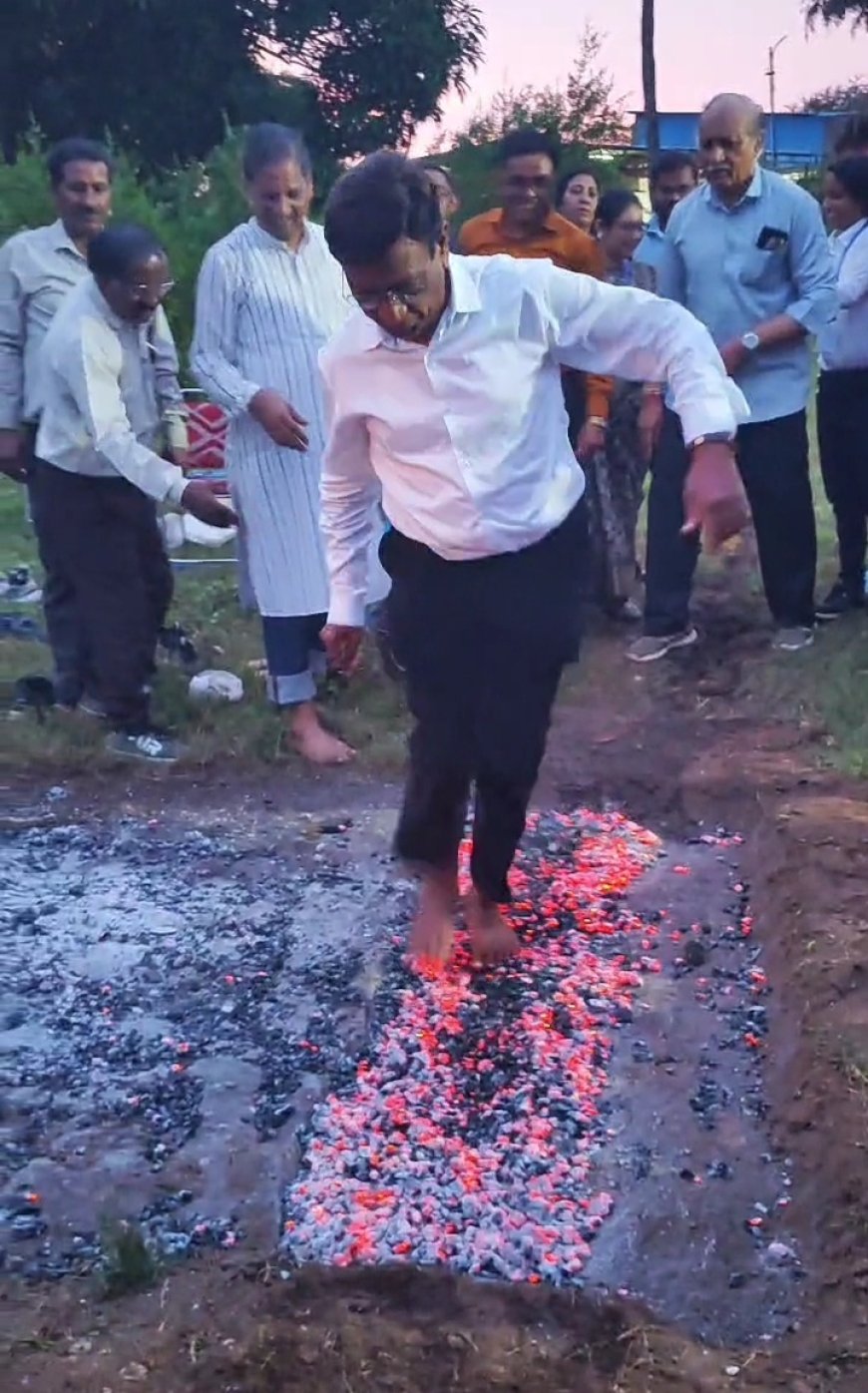 आग पर हर आदमी चल सकता है, कोई यह जादू नहीं है कोई