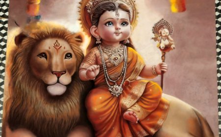 ब्रह्माकुमार हितेंद्र ने 256 वर्ग फीट मे मातारानी के बाल्यावस्था की मनमोहक रियालिस्टिक रंगोली बनाई