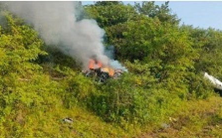 पुणे में हेलीकॉप्टर क्रैश, तीन लोगों की मौत की खबर