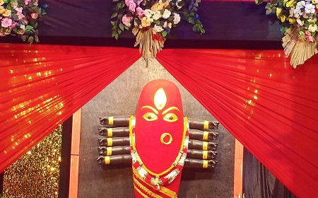 राजधानी रायपुर में दुर्गोत्सव की धूम, देखे तस्वीरें...