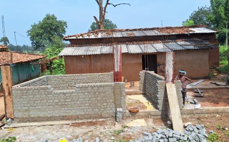 कच्चे मकानों की रह जाएंगी बस यादें, गरीबों के घरों की मजबूत होने लगी हैं बुनियादें