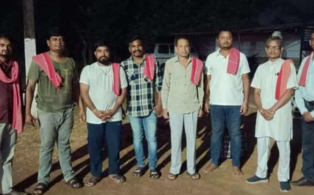 बघवा मन के  जेल ले रिहाई के  जब्बर बधाई स्वागत