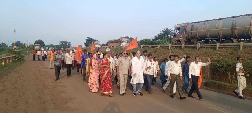 छत्तीसगढ़ संयुक्त किसान मोर्चा और छत्तीसगढ़ी मजदूर संघ का संयुक्त धरना प्रदर्शन, सत्याग्रह,रैली