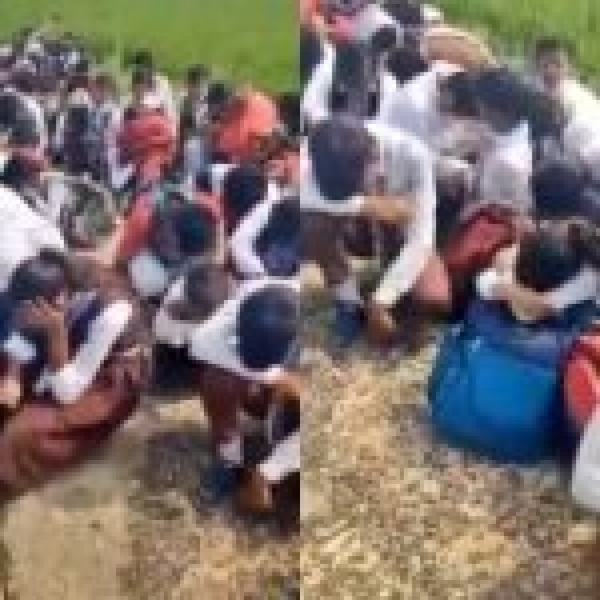 छात्रों ने नहीं जमा की फीस तो प्रबंधक ने की बदसलूकी… धूप में स्कूल के बाहर बैठाया, खरी-खोटी सुनाई… फिर वीडियो बना कर दिया वायरल…