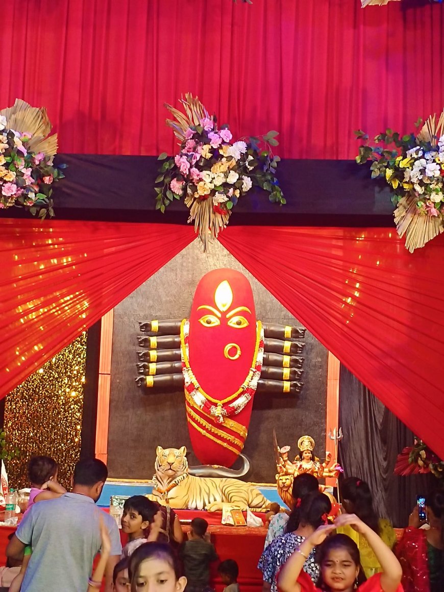 राजधानी रायपुर में दुर्गोत्सव की धूम, देखे तस्वीरें...