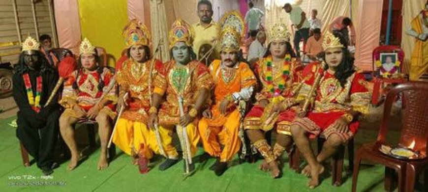 नगर पालिका क्षेत्र अमलेश्वर  डीह   में भव्य रामलीला  के पश्चात होगा रावण  दहन