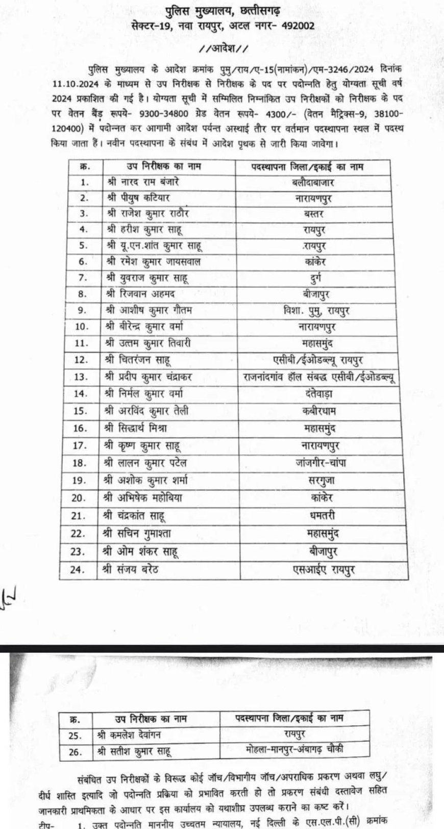 महंगाई भत्ते में बढ़ोतरी के बाद अब पुलिसकर्मियों को दिवाली तोहफा मिला