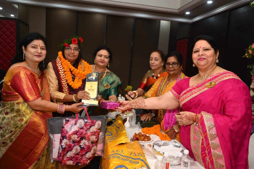 ऑल इंडिया लीनेस क्लब डिस्ट्रिक्ट प्रेसीडेंट CM1द्वारा आयोजित एरिया 11(सार्थक) कांफ्रेंस में सम्मानित हुई शिक्षाविद् डॉ.मनीषा त्रिपाठी