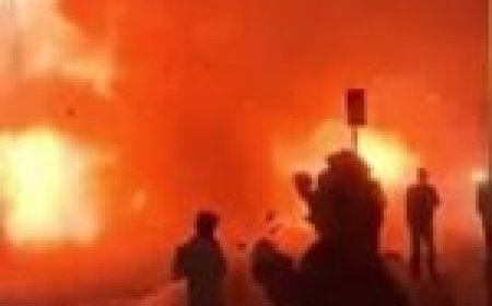 प्रसव के बाद महिला को घर छोड़ने जा रही एंबुलेंस में ब्लास्ट… ड्राइवर की सूझबूझ से बची जान…