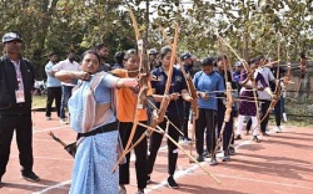 बस्तर ओलम्पिक: तीरंदाजी में महिलाओं ने मारी बाजी