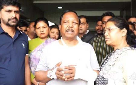 अस्पताल से डिस्चार्ज हुए मंत्री नेताम, कहा : आप सब की दुआओं से सुरक्षित हूं