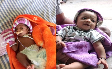 गरीब परिवार की नवजात पलक को मिला नया जीवन