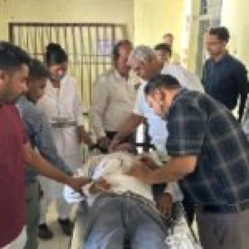 राज्योत्सव की तैयारियों के बीच बड़ा हादसा… करंट लगने से शिक्षक की मौत… समारोह स्थल पर हड़कंप…