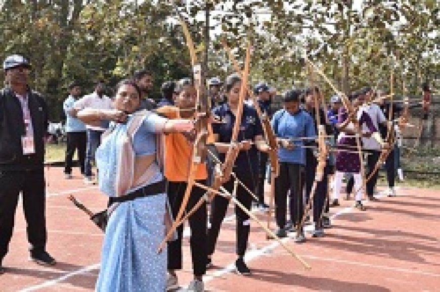 बस्तर ओलम्पिक: तीरंदाजी में महिलाओं ने मारी बाजी