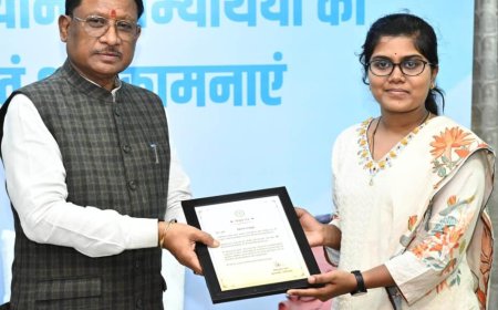 सीजीपीएससी पास कर किसान की बेटी किरण बनी अधिकारी