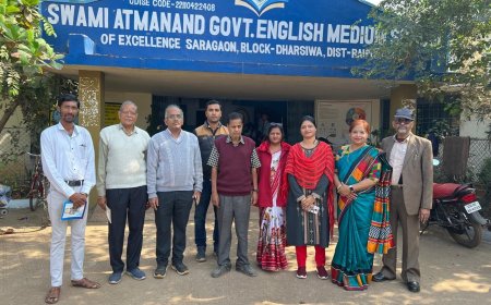 बढ़व संगवारी की ओर से शासकीय आत्मानंद उच्चतर माध्यमिक विद्यालय, सारागांव में नि:शुल्क करियर काउंसलिंग