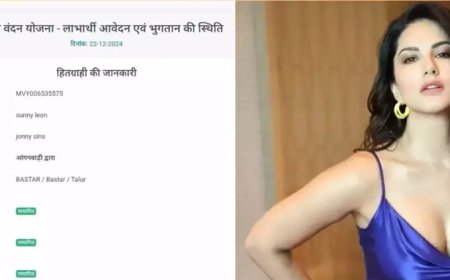 सनी लियोन के नाम से ले रहे थे महतारी वंदन योजना का लाभ, हुए गिरफ्तार