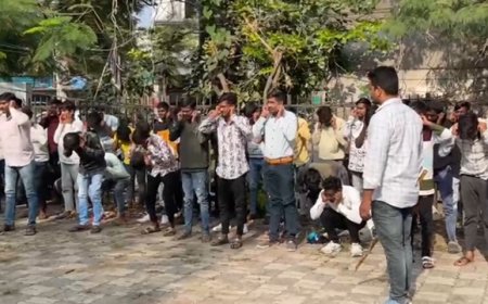 नए साल से पहले बदमाशों की परेड, एसएसपी ने दी समझाईश