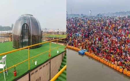 हिल स्टेशन का फील दिलाएगी महाकुंभ की डोम सिटी