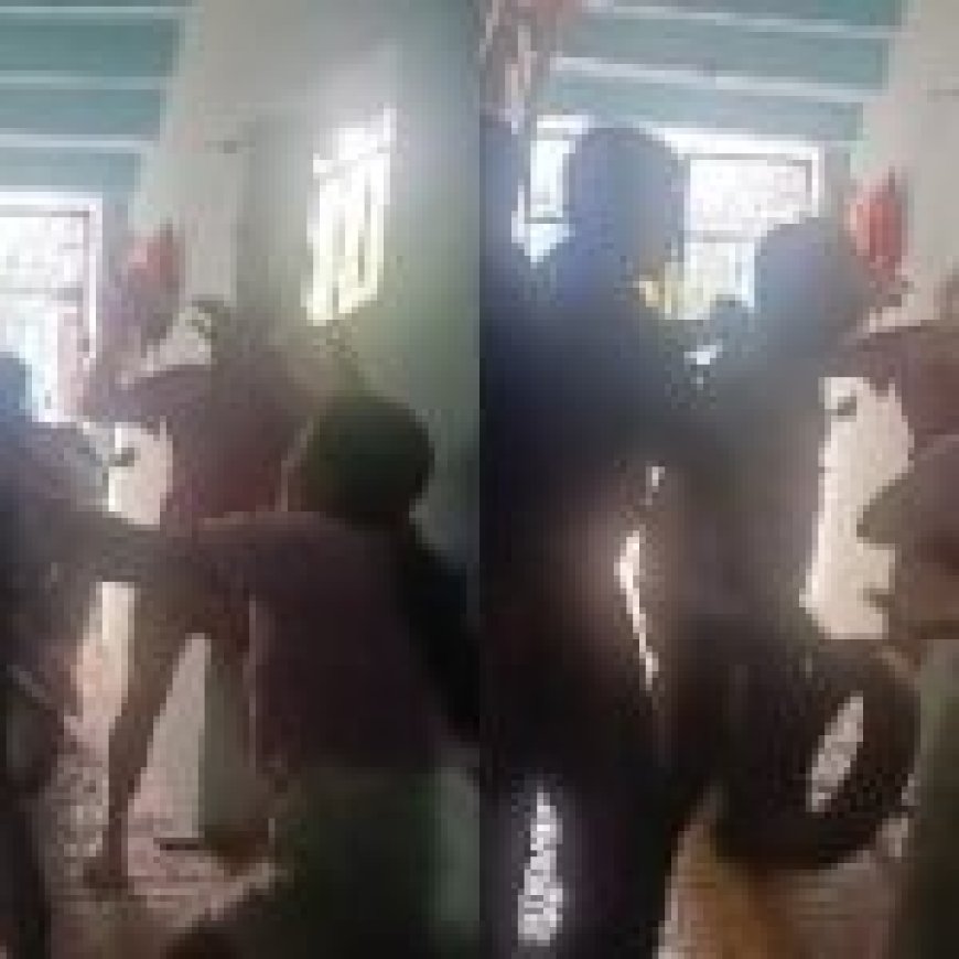 मकान मालिक ने 2 लड़कियों को लकड़ी और टायर से पीटा… चौंकाने वाला VIDEO आया सामने…