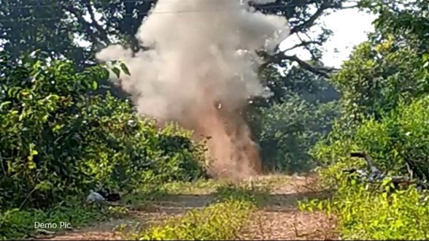 आईईडी ब्लास्ट में डीआरजी के दो जवान घायल