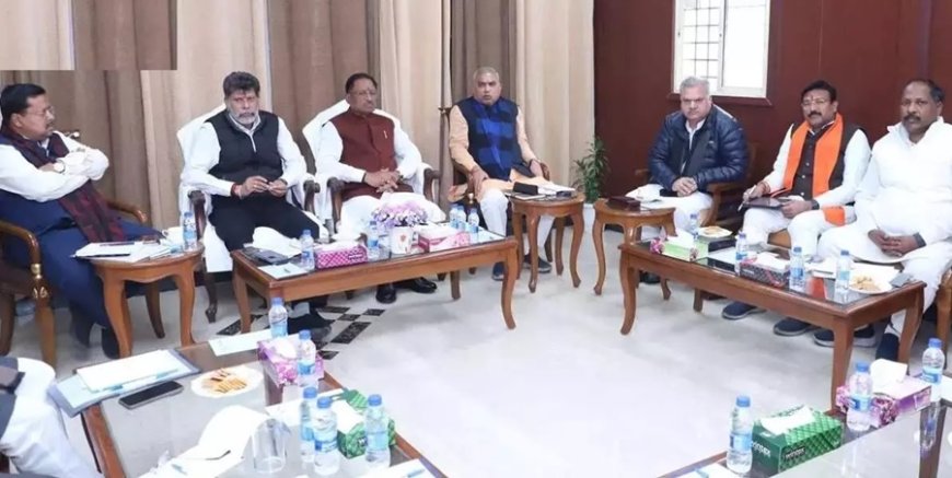 साय कैबिनेट विस्तार को लेकर दिल्ली में शीर्ष नेतृत्व की बैठक