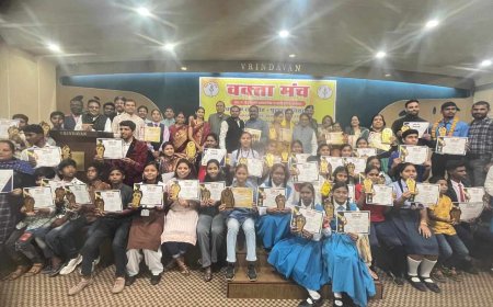 वक्ता मंच का वार्षिक समारोह: 125 प्रतिभाओं का सम्मान एवं 2 काव्य संग्रहों का विमोचन