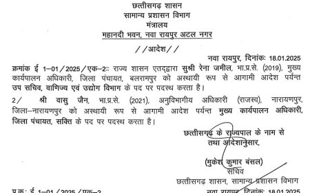 2 आईएएस अधिकारियों का तबादला